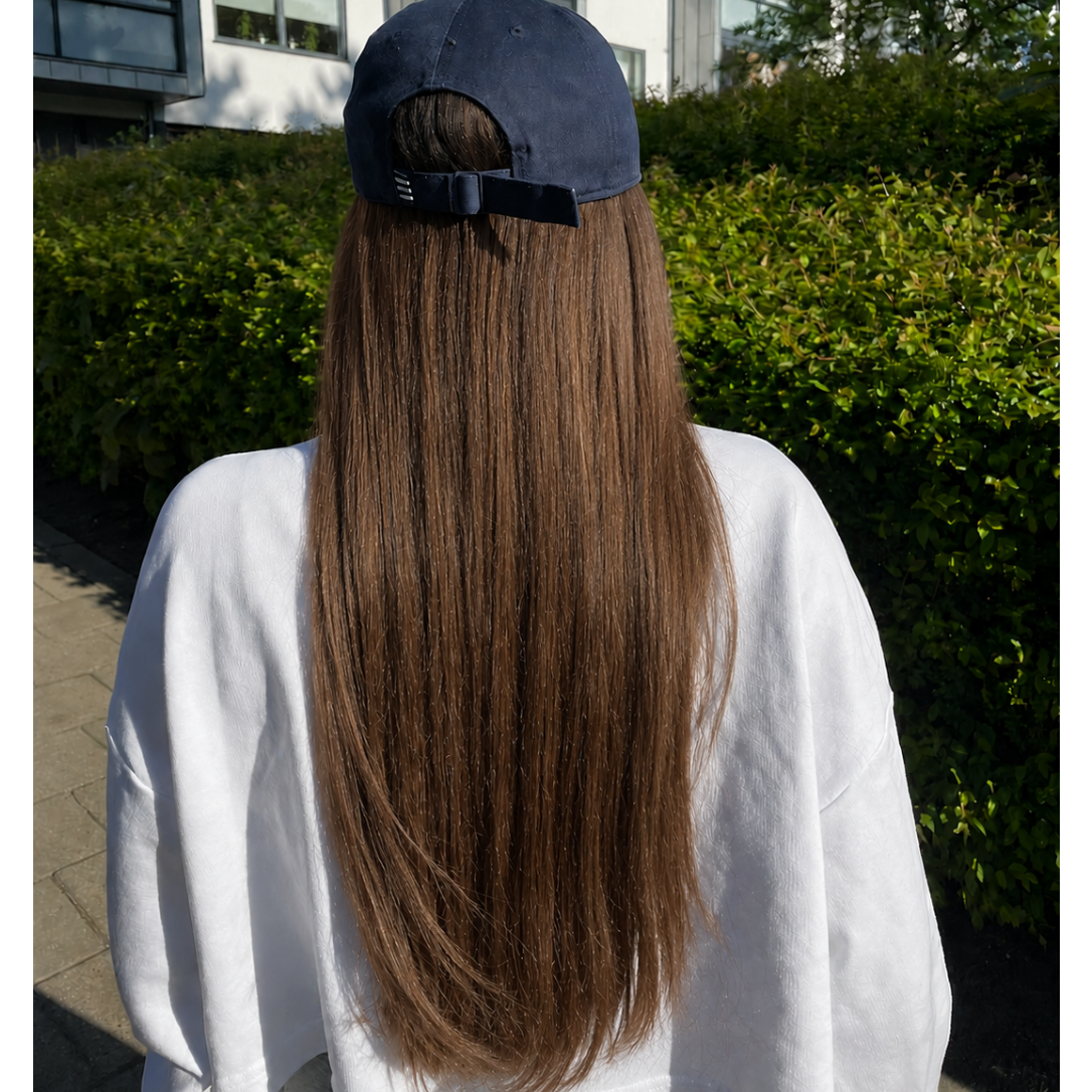 Hair transformation using seamless clip-on extensions from nythaar extensions
